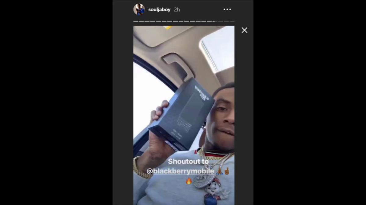 BlackBerry - Soulja Boy - Instagram Story 1