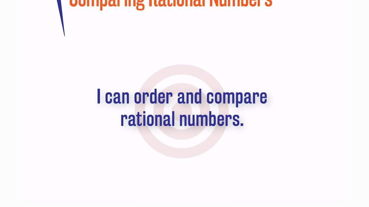 Comparing Rational Numbers