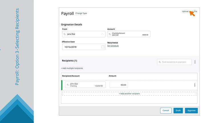 Creating Payroll, Multiple &amp; Split Payments