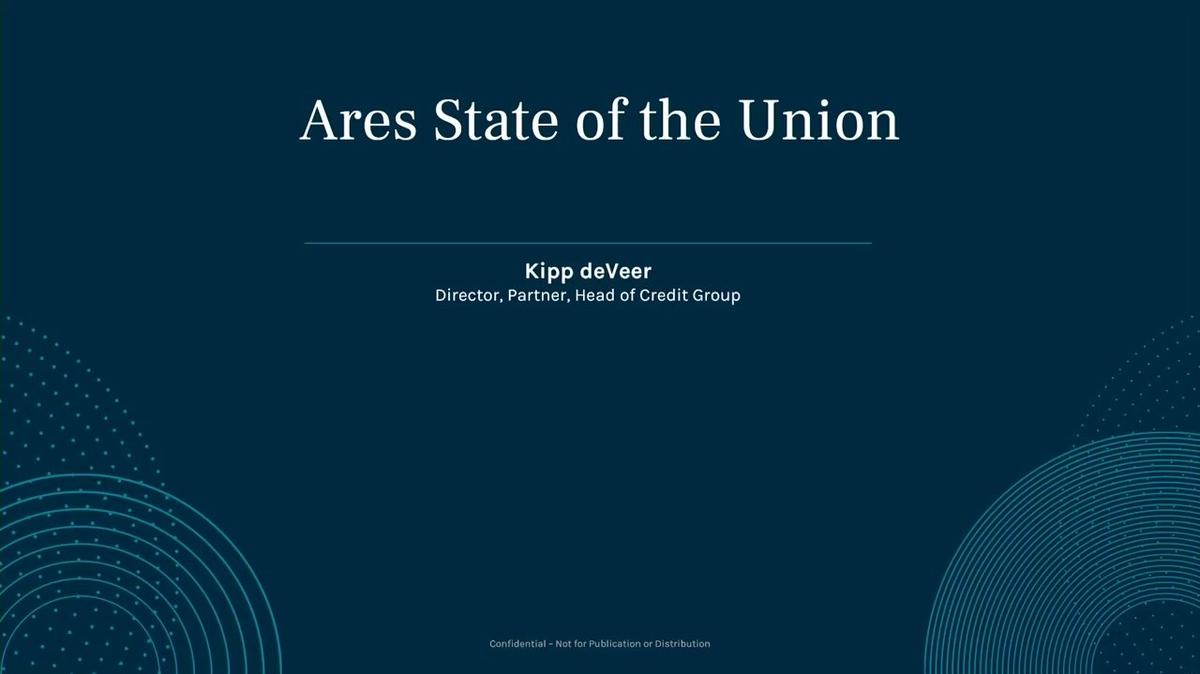 Ares Alternative Credit Annual Meeting | Ares State of the Union