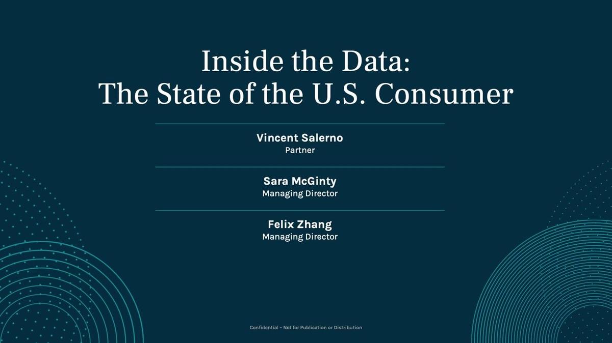 Ares Alternative Credit Annual Meeting | Inside the Data: The State of the US Consumer