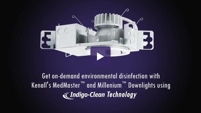 Kenall Downlights using Indigo-Clean Technology