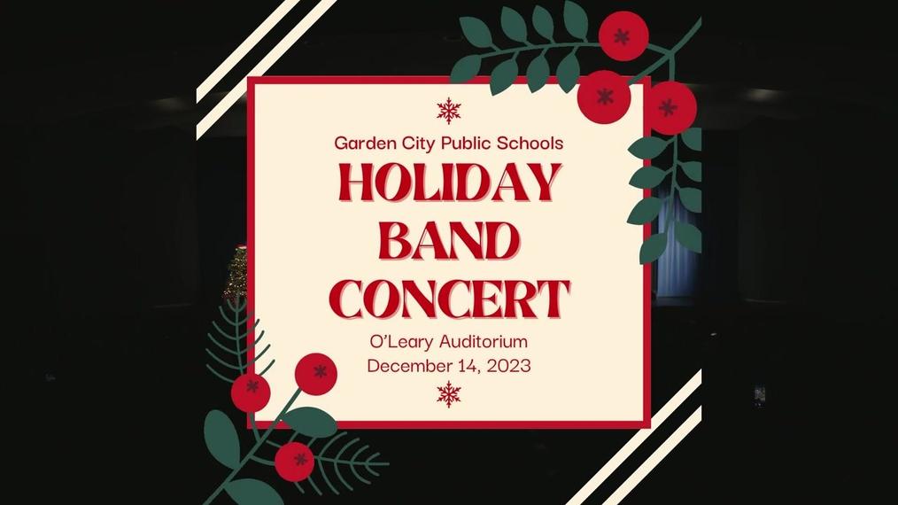 2023 GCPS HOLIDAY BAND CONCERT