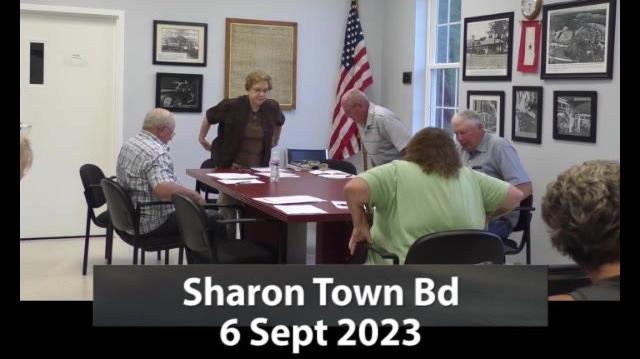 Sharon Town Bd -- 6 Sept 2023