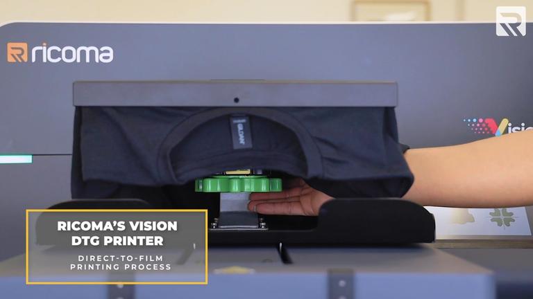 Vision DTG Printer - DTF Printing Process