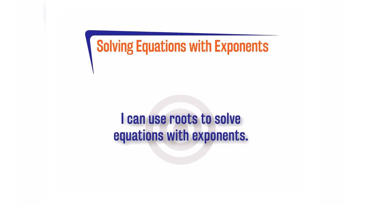 CoreSP 3.1.5 Solving Equations with Exponents