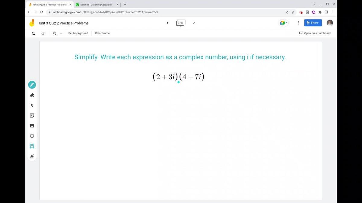 Unit 3 Quiz 2 Lesson 8 Practice 3