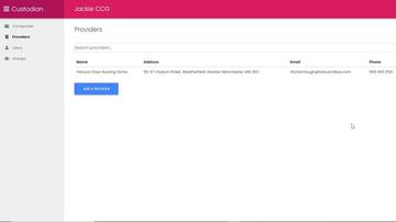 Digital CHC - Provider Contract Management