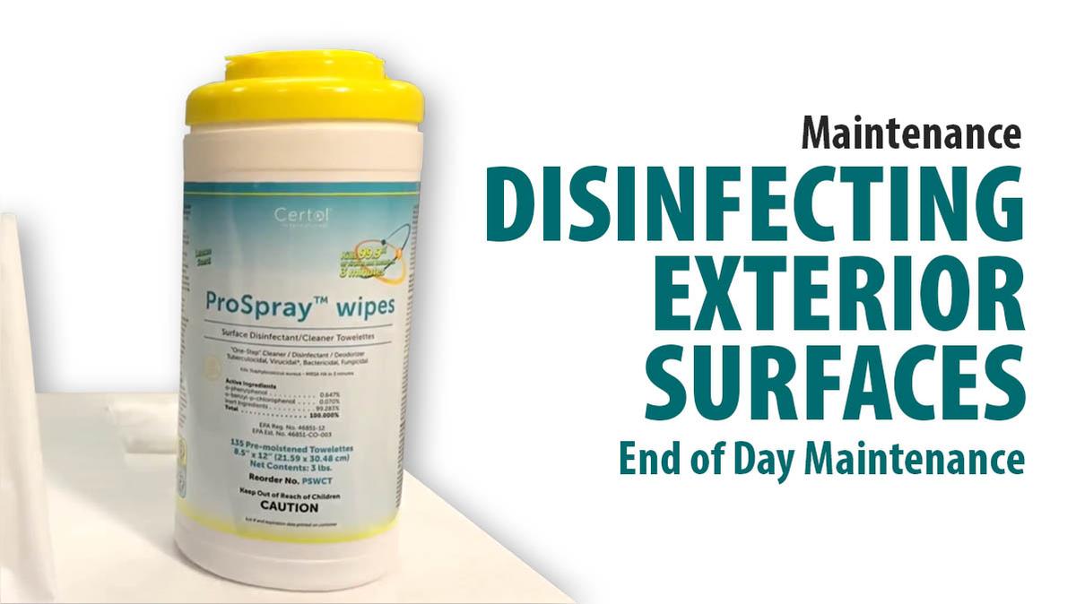 Disinfecting Exterior Surfaces [66-3009]