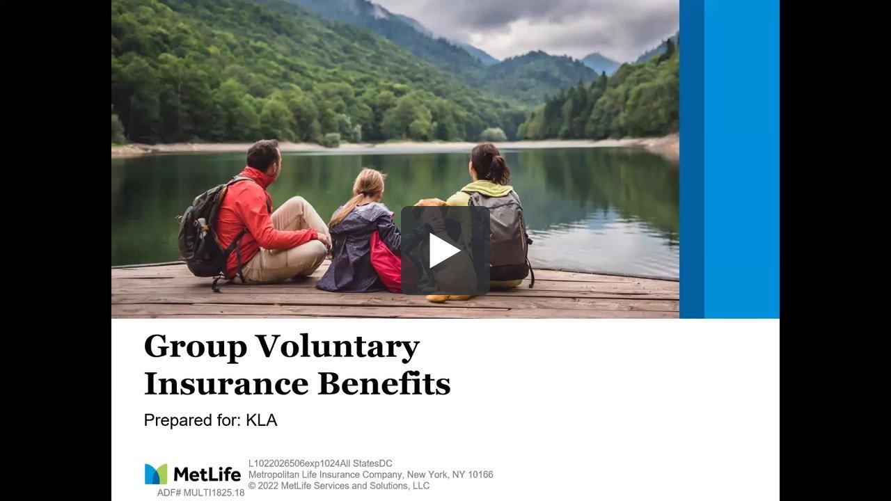 Metlife KLA Group Voluntary Insurance Benefits KLA Instruments inars