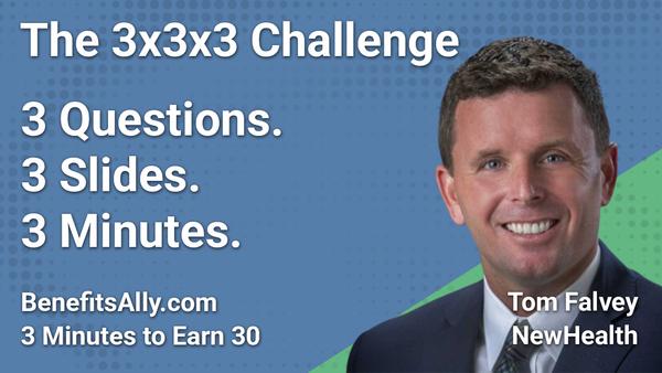 NewHealth - 3x3x3 Challenge with Tom Falvey