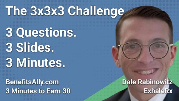 ExhaleRx - 3x3x3 Challenge - Dale Rabinowitz
