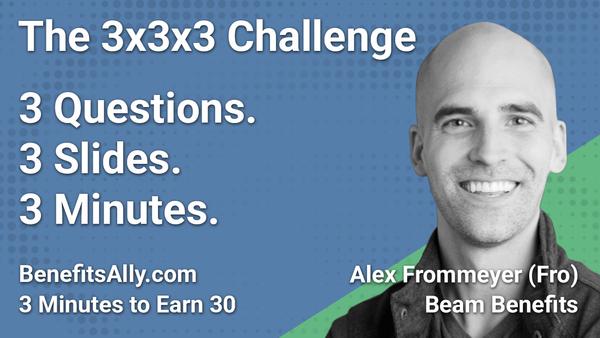 Beam Benefits - 3x3x3 Challenge with Alex Frommeyer (Fro)