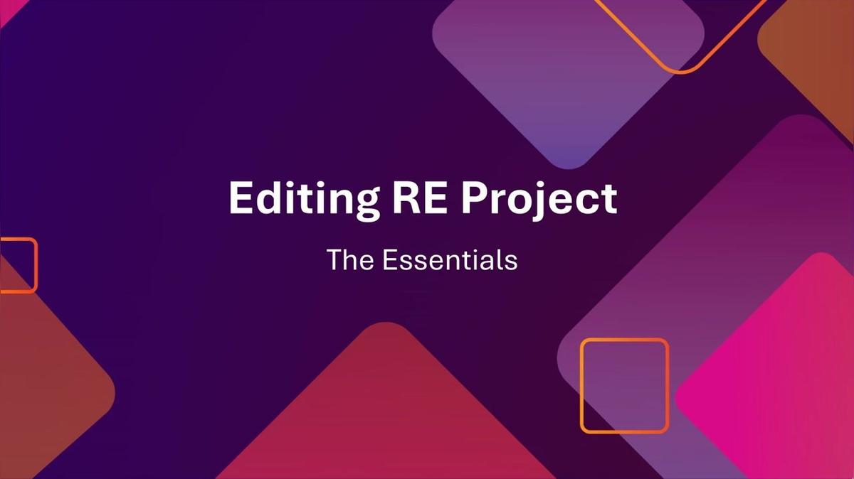 Editing a Research Engine Project