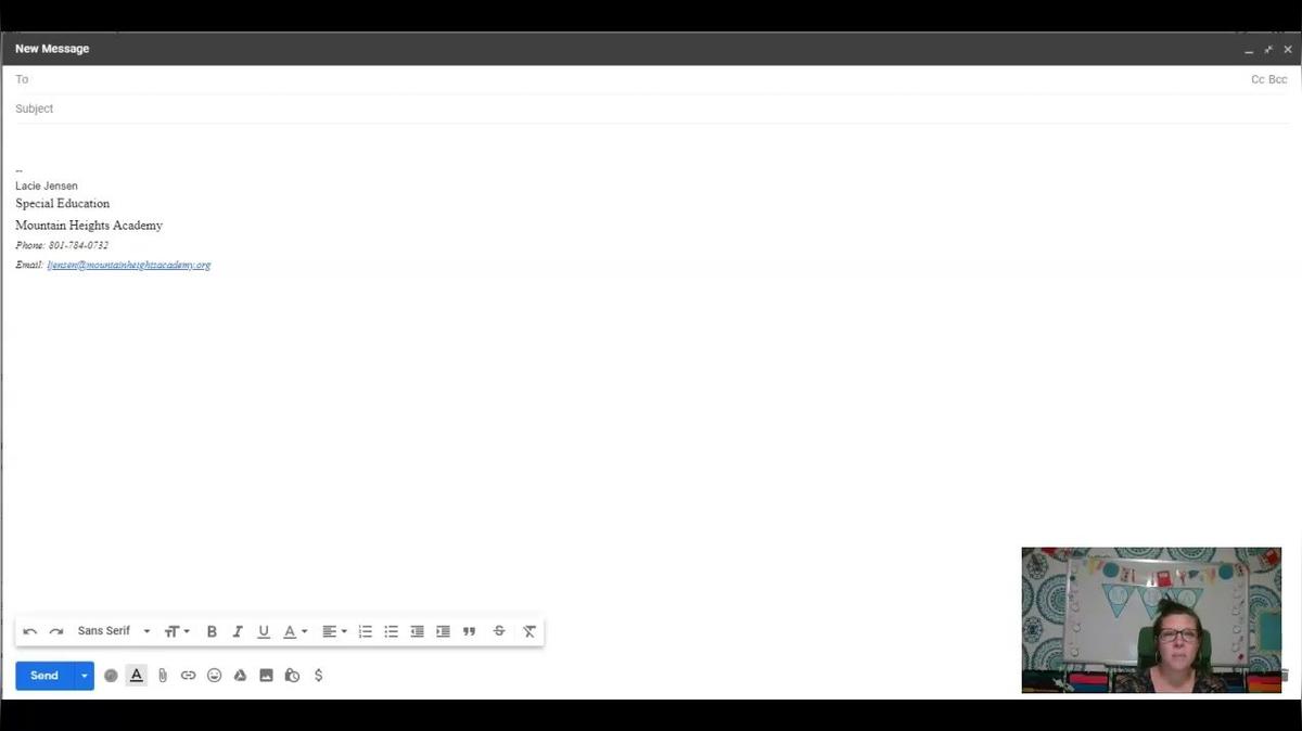 Writing An Email