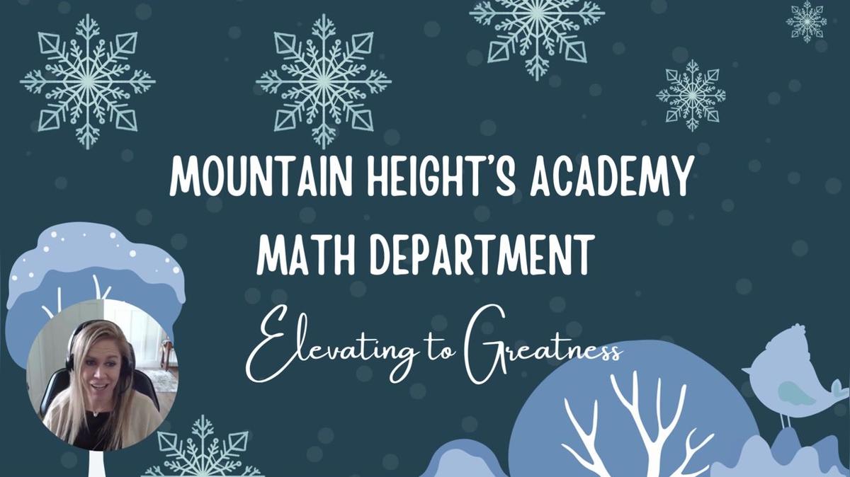 Math Department Leadership Presentation