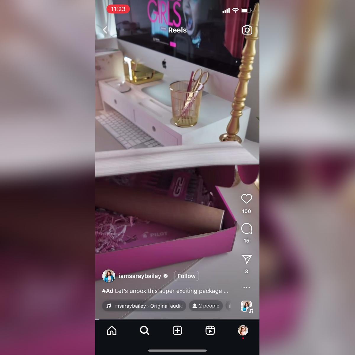 Saray Bailey Instagram Reel