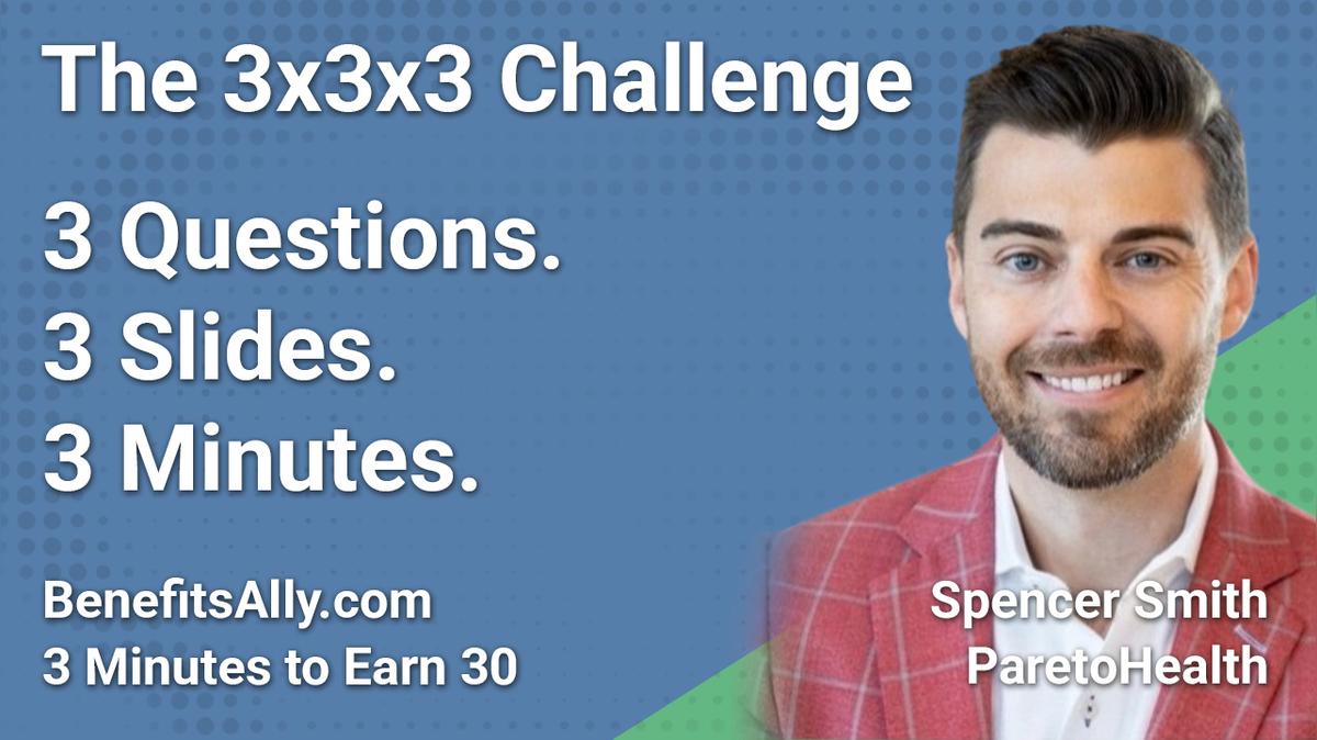 ParetoHealth - 3x3x3 Challenge with Spencer Smith