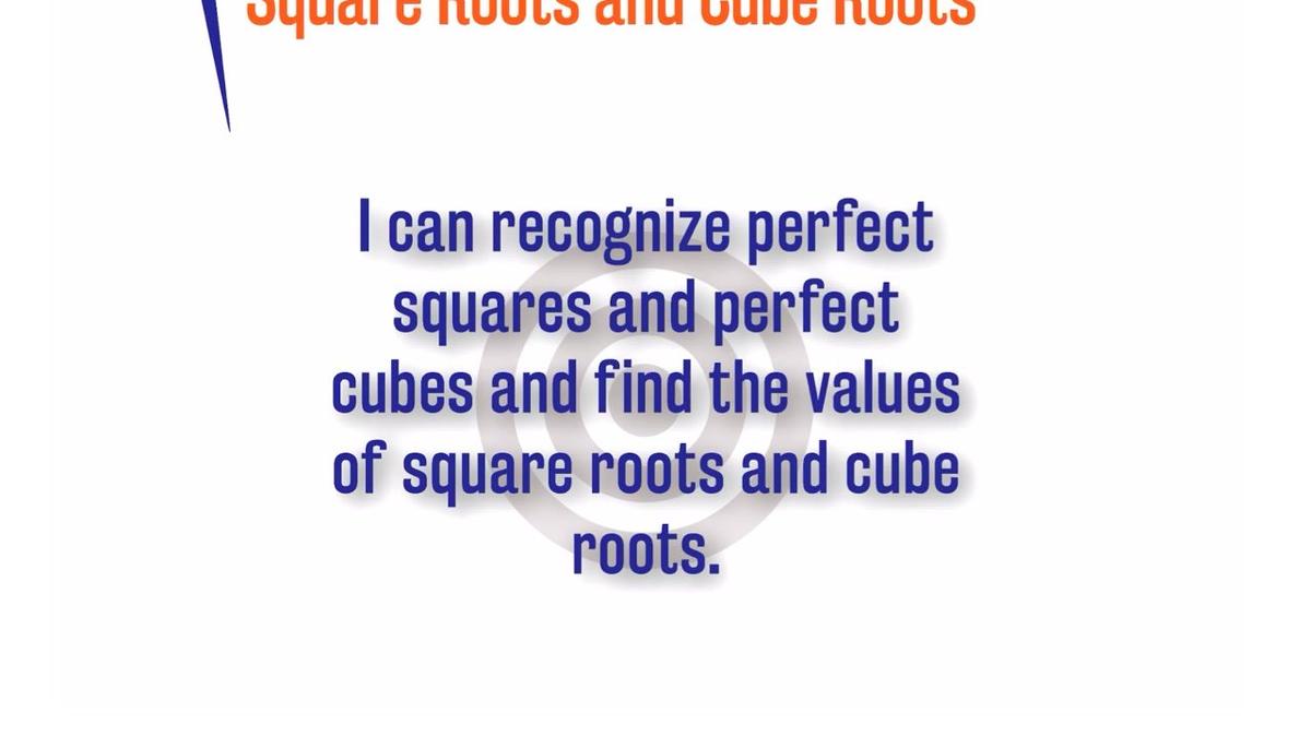 ORSP 2AC.7.4 Square Roots and Cube Roots