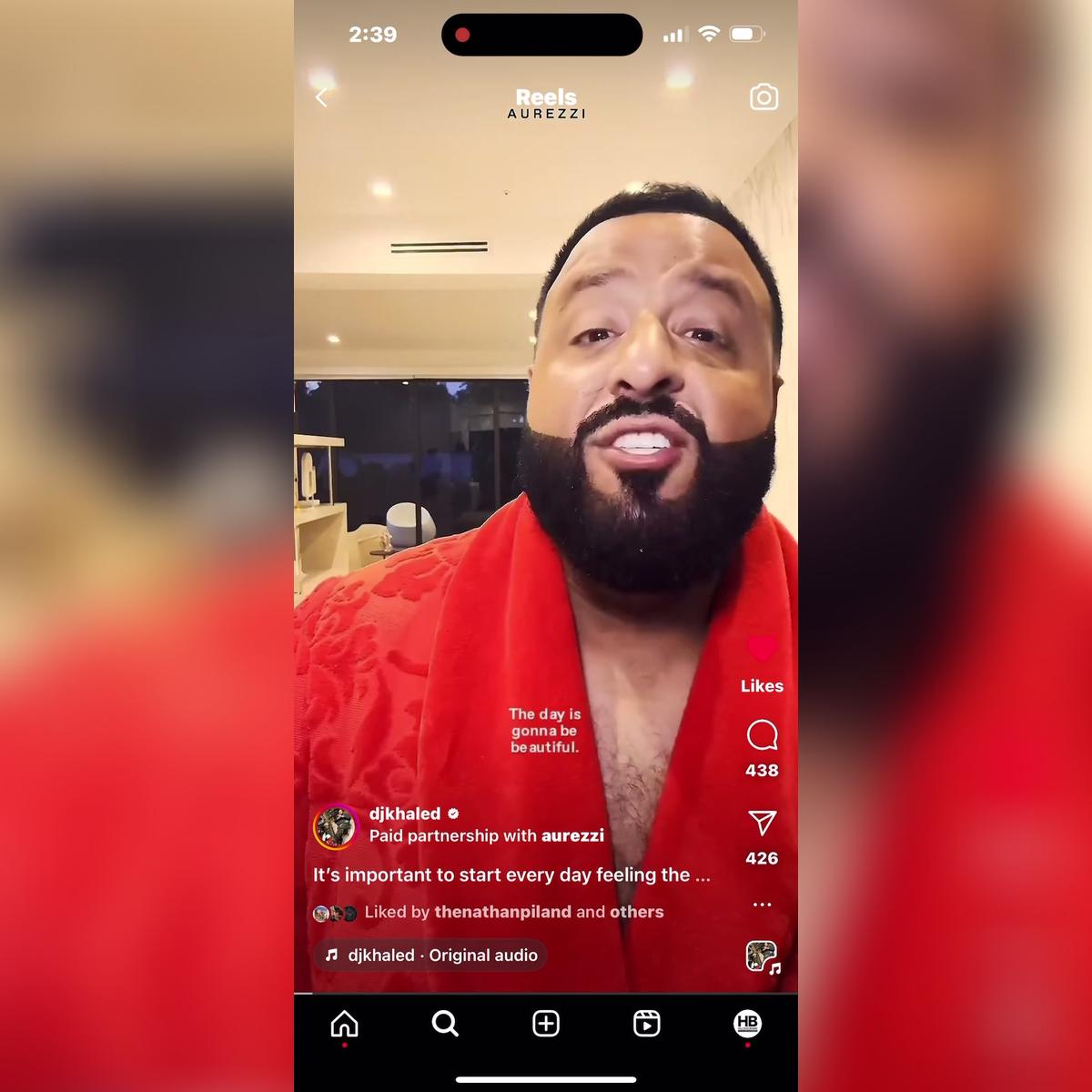 DJ Khaled May 28 IG Clipped