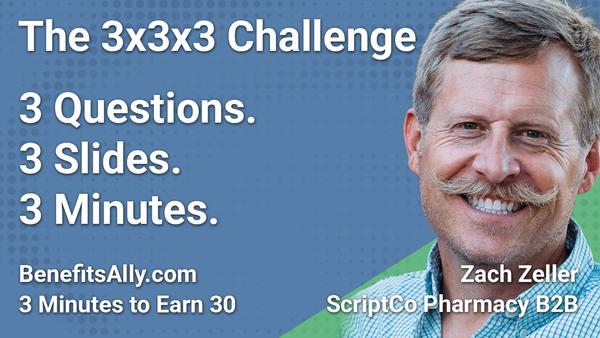 ScriptCo Pharmacy B2B - 3x3x3 Challenge with Zach Zeller