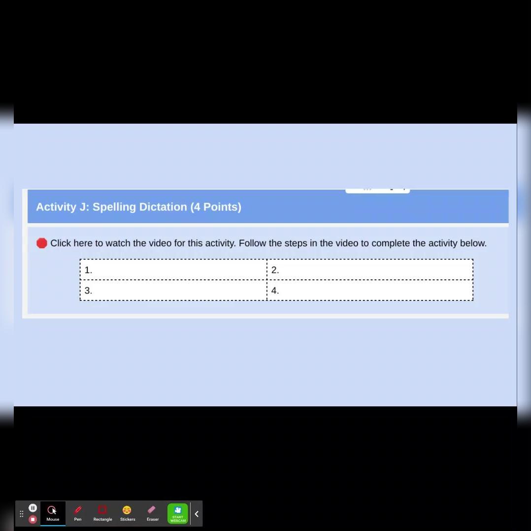 Rewards Lesson 1 - Activity J