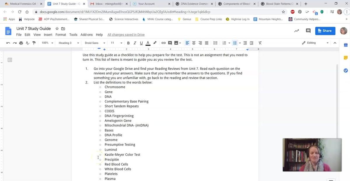 MF Q4 Unit 7 Study Guide Overview