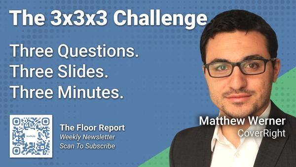 CoverRight - 3x3x3 Challenge With Matthew Werner