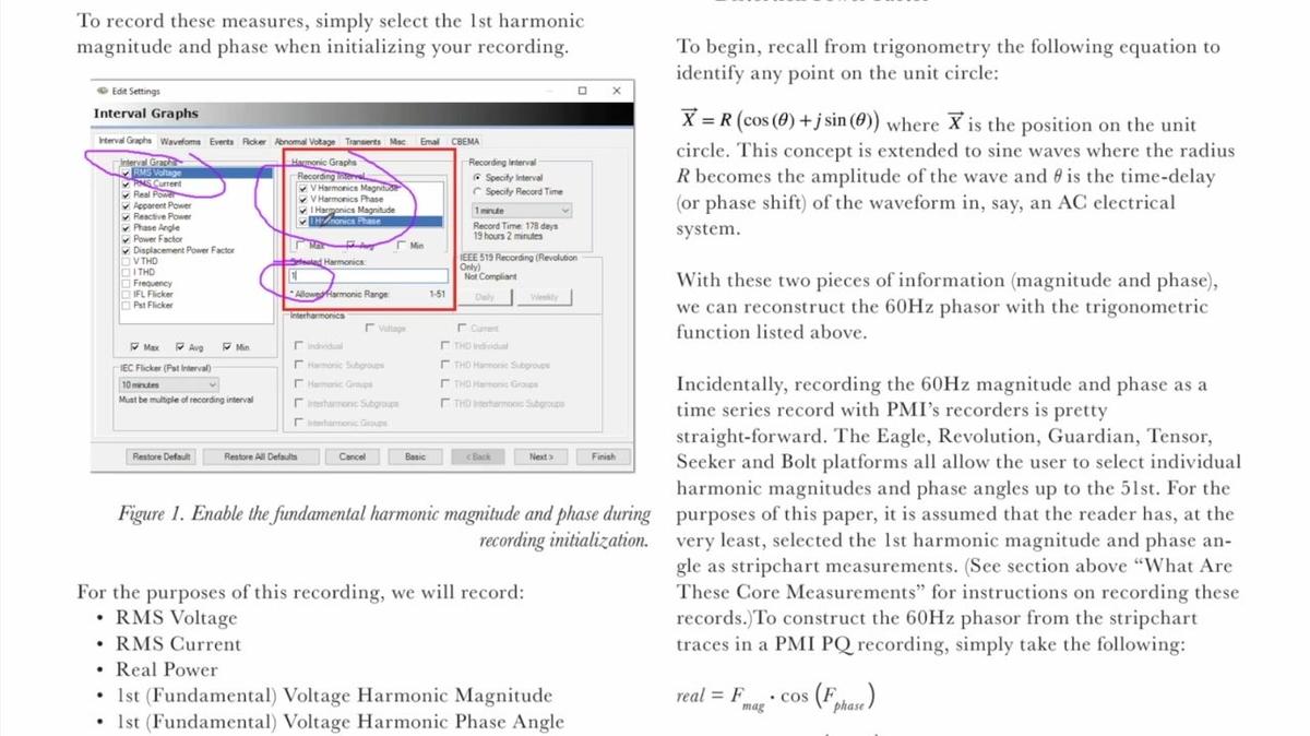 Ask a Pro: 60Hz Phasors and Extended PQ Measurements