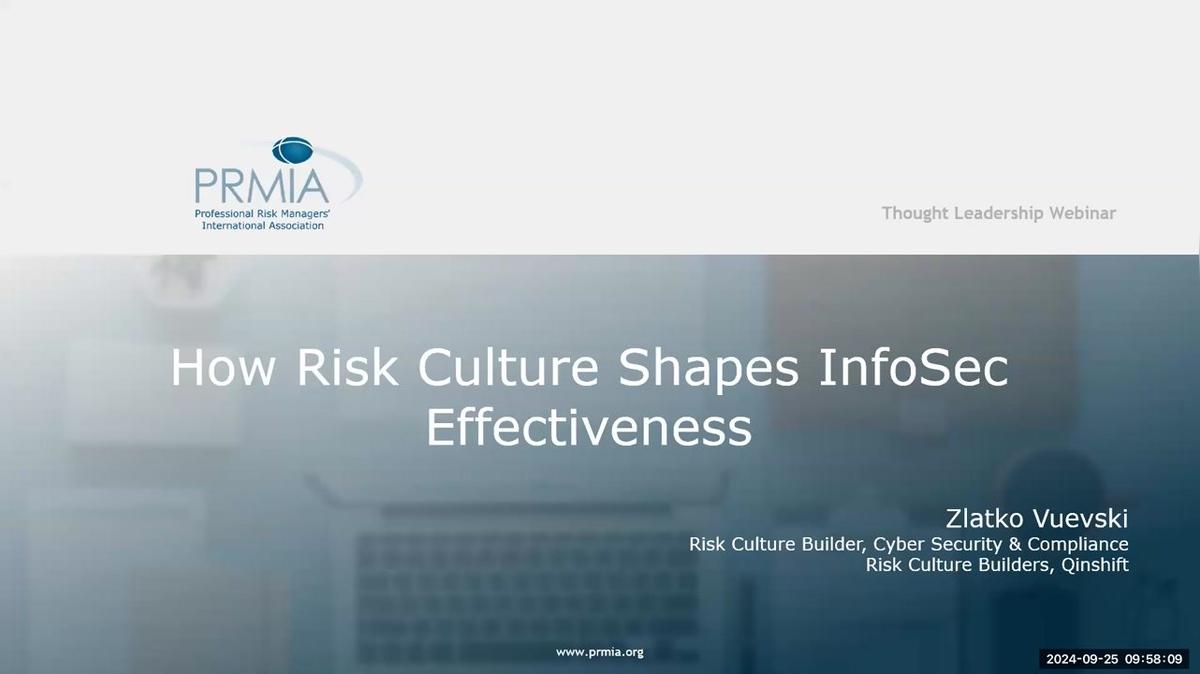 How Risk Culture Shapes Information Security Effectiveness
