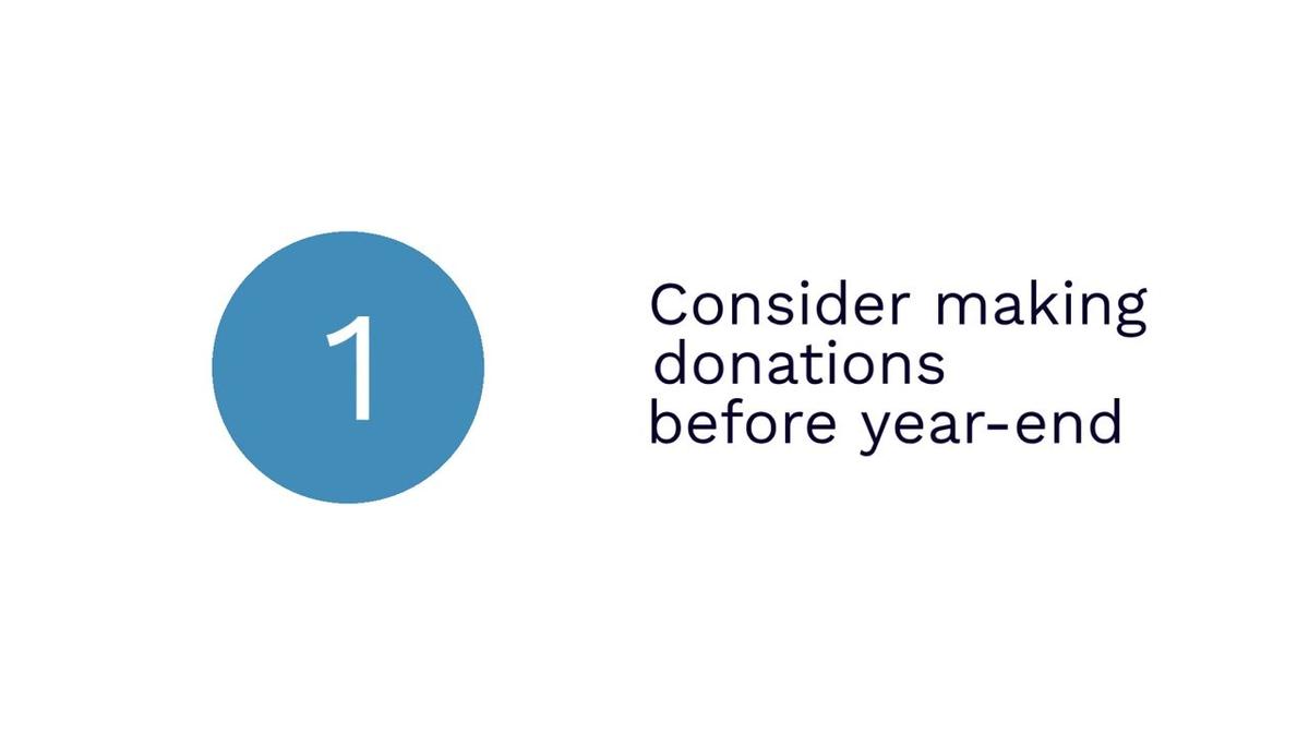 Charitable Contributions