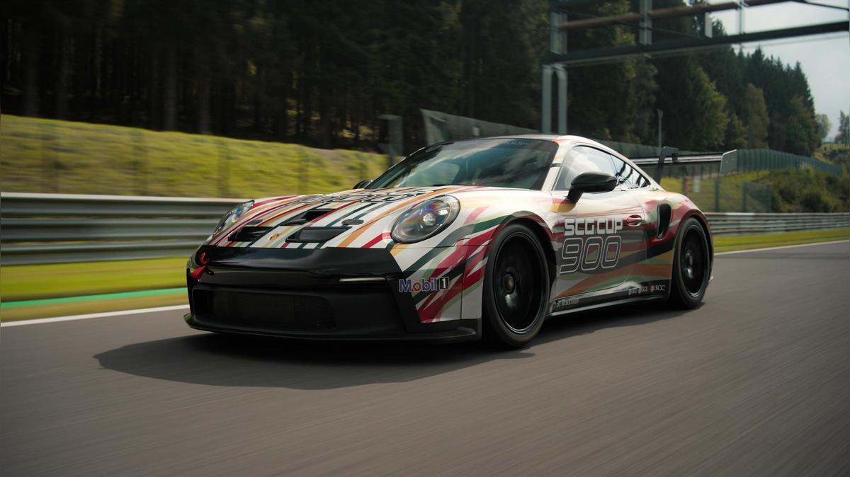 Porsche SCG Cup 900 - Fremvisning på Circuit Spa-Francorchamps