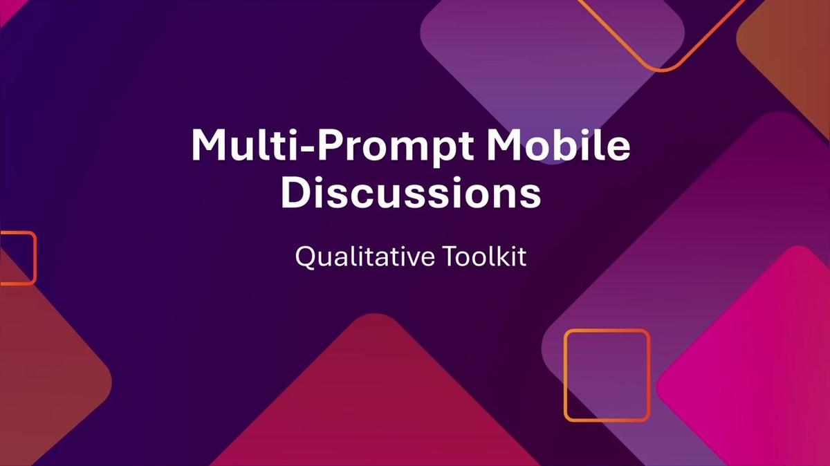Multi-Prompt Mobile Discussions