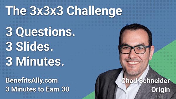 Origin - 3x3x3 Challenge With Chad Schneider