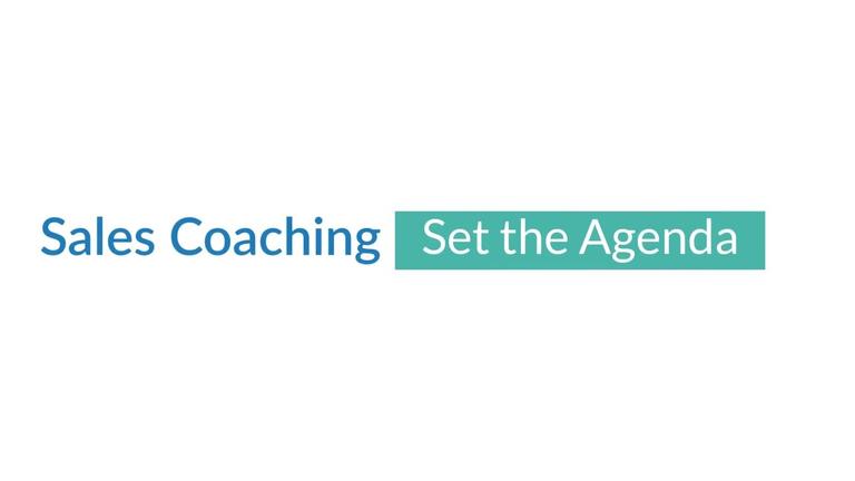Sales Coaching - Set the Agenda