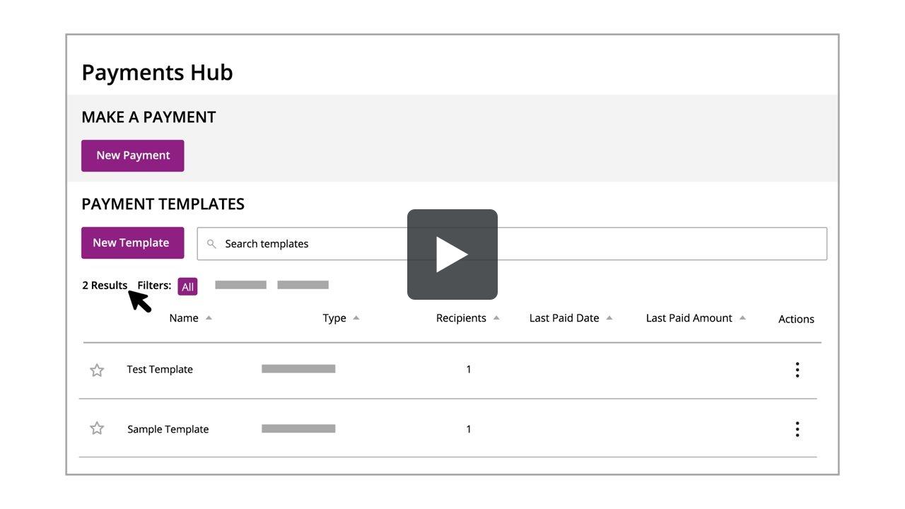 Creating an ACH Payment