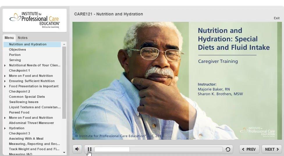 Nutrition and Hydration