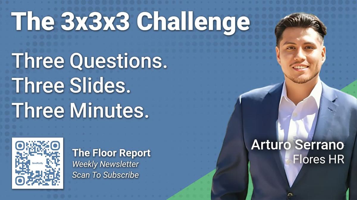 Flores & Associates - 3x3x3 Challenge With Arturo Serrano