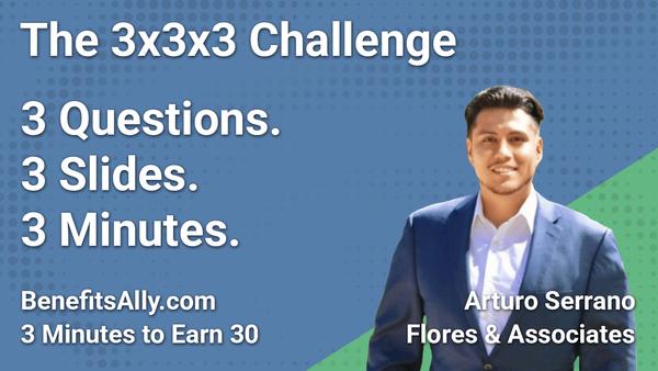 Flores &amp; Associates - 3x3x3 Challenge With Arturo Serrano