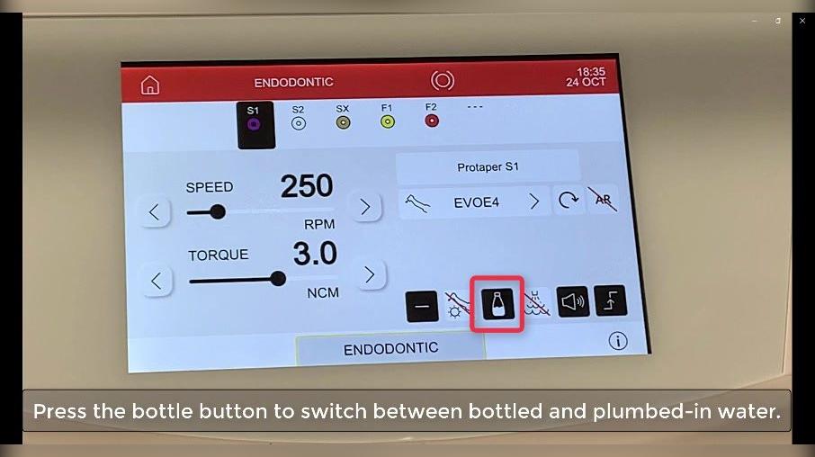 i-MMs Endodontics - Full Touch Control Panel