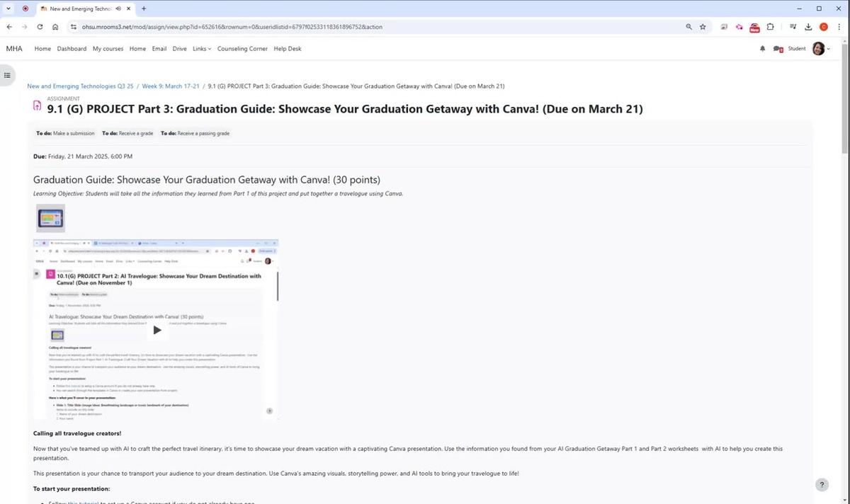 Graduation Getaway Final Presentation