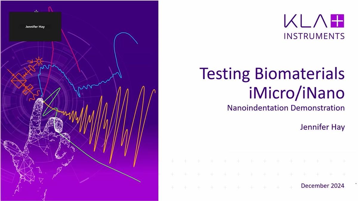 Biomaterials Testing using iMicro/iNano