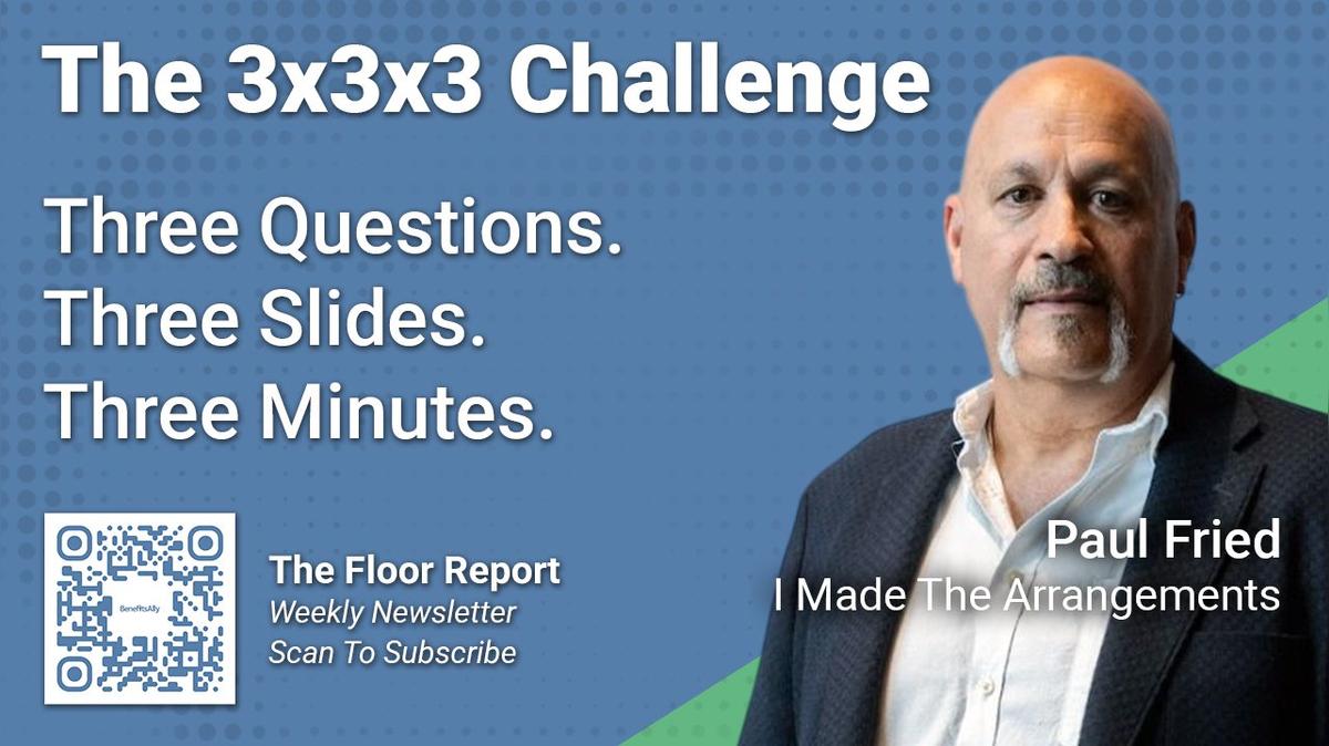 I Made the Arrangements - 3x3x3 Challenge with Paul Fried