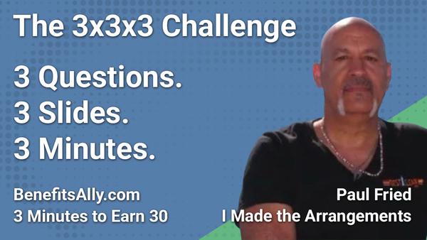 I Made the Arrangements - 3x3x3 Challenge with Paul Fried