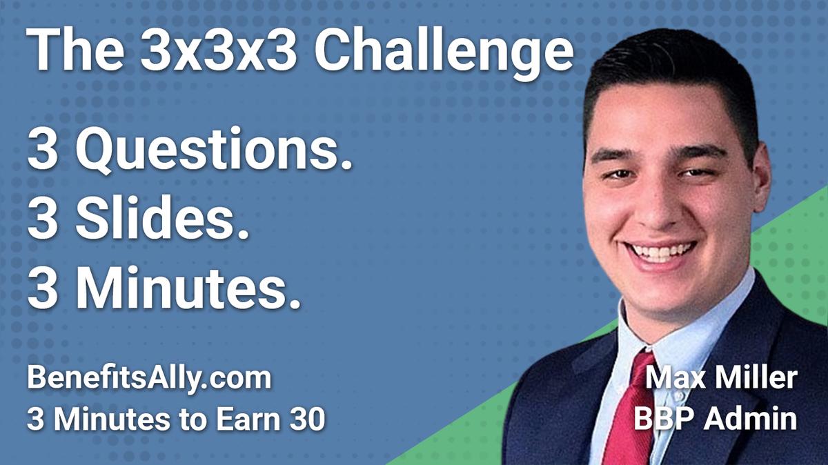 BBP Admin - 3x3x3 Challenge with Max Miller