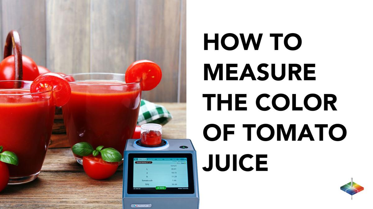 Ensuring Quality: How to Measure the Color of Tomato Juice