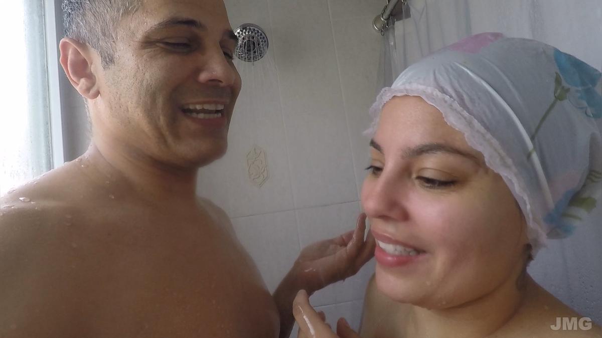 NEW YEARS BOTH IN THE SHOWER