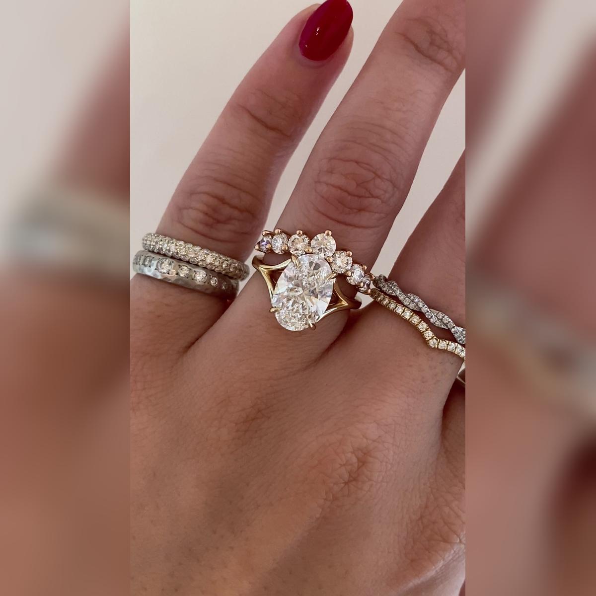 Mylex Oval Wedding Band Pairings