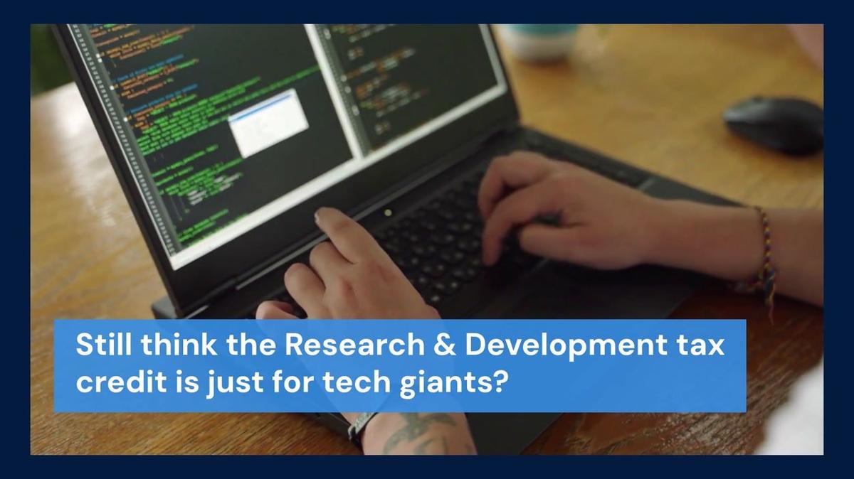R&amp;D Tax Credit: Don&#39;t Miss Out