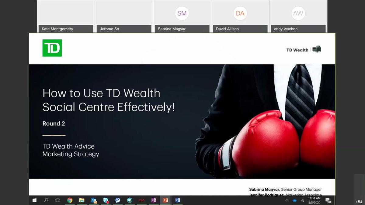 TD Wealth Social Centre  How to use TD Wealth Social Centre Effectively-20200505 1531-1.mp4